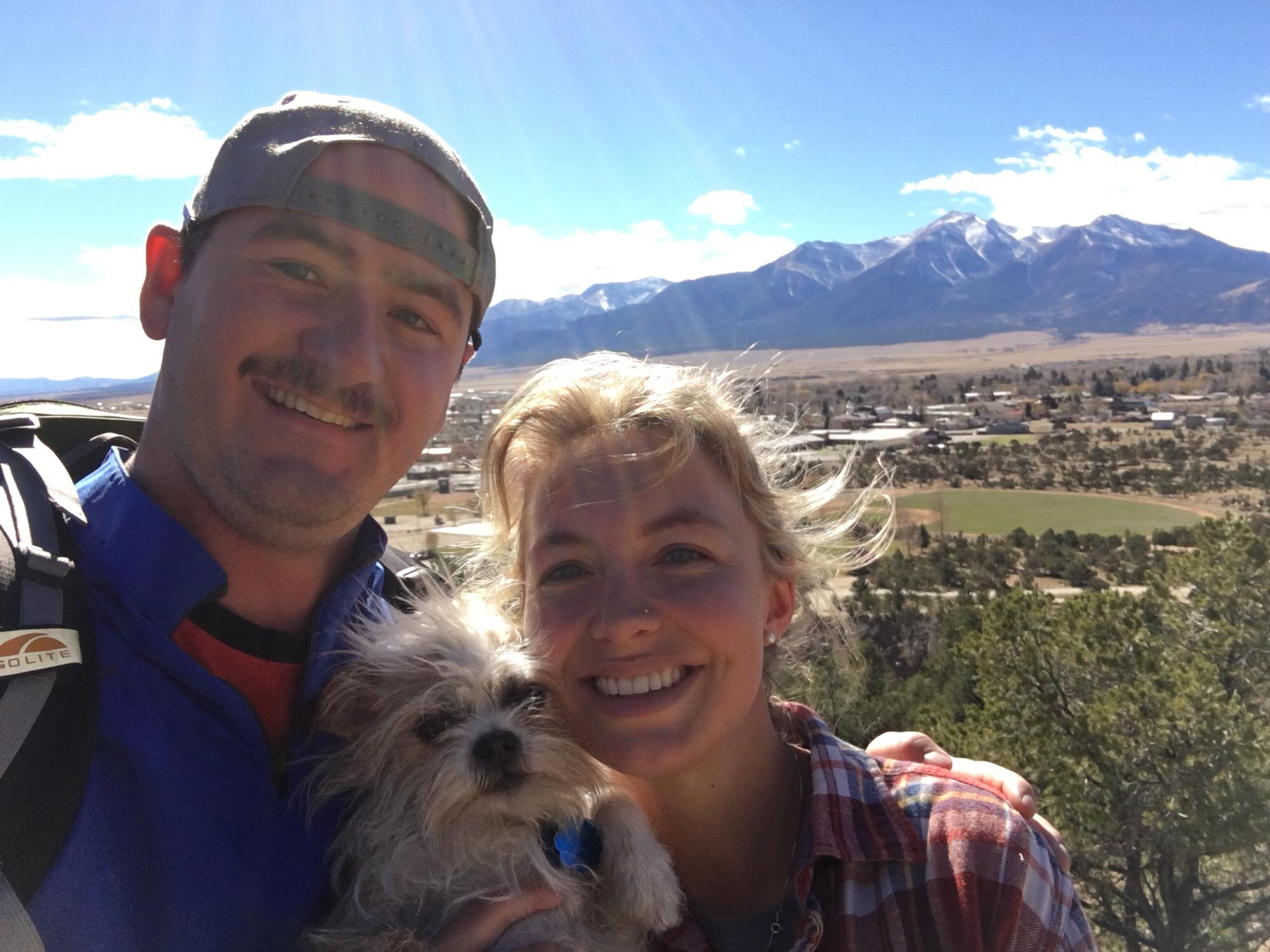 Hiking in Buena Vista with Cheetoh