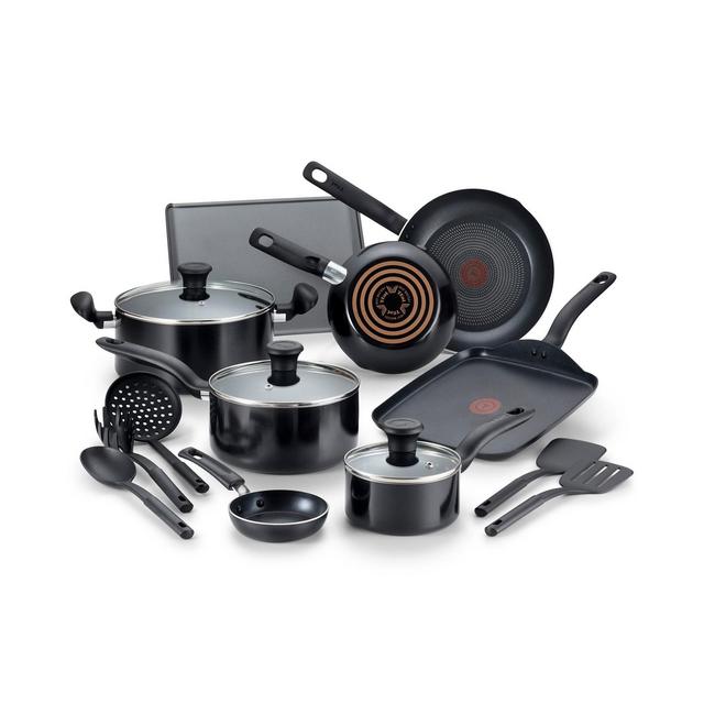 T-fal Culinaire 16-Pc. Nonstick Aluminum Cookware Set