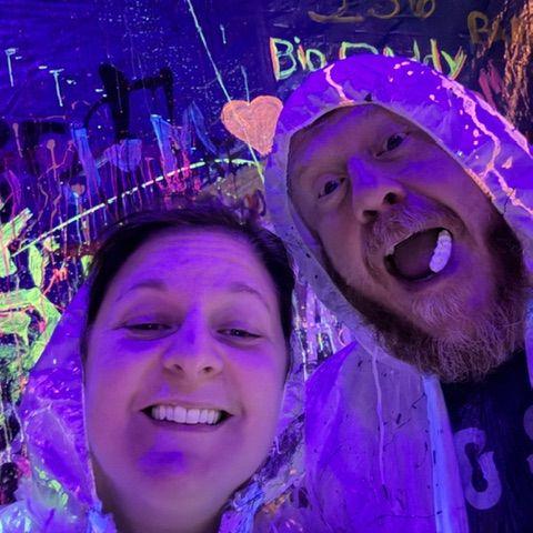 Splatter painting at Art Urban
