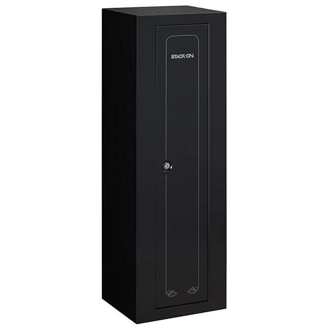 Stack-On GCB-910 Steel 10-Gun Compact Steel Security Cabinet, Black
