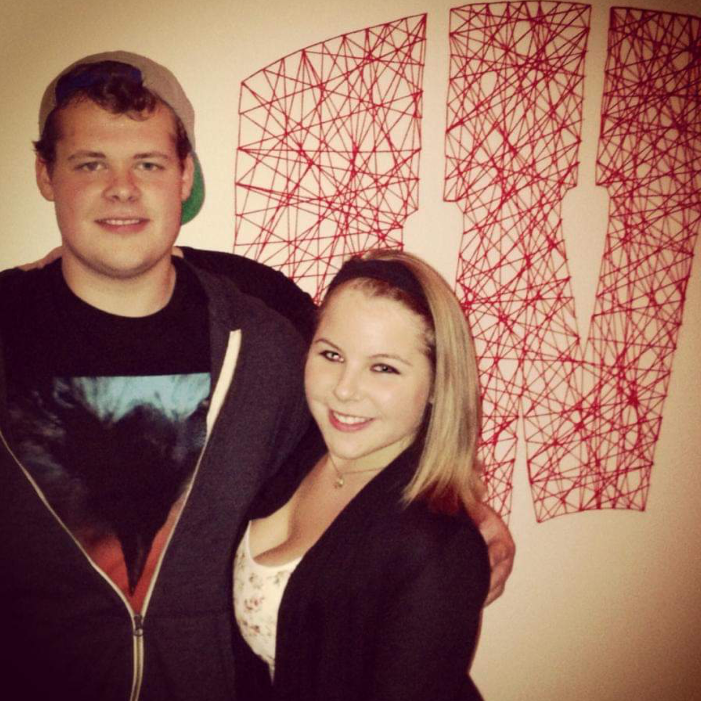 One of J’s many visits to see Hannah at the UW - September, 2013