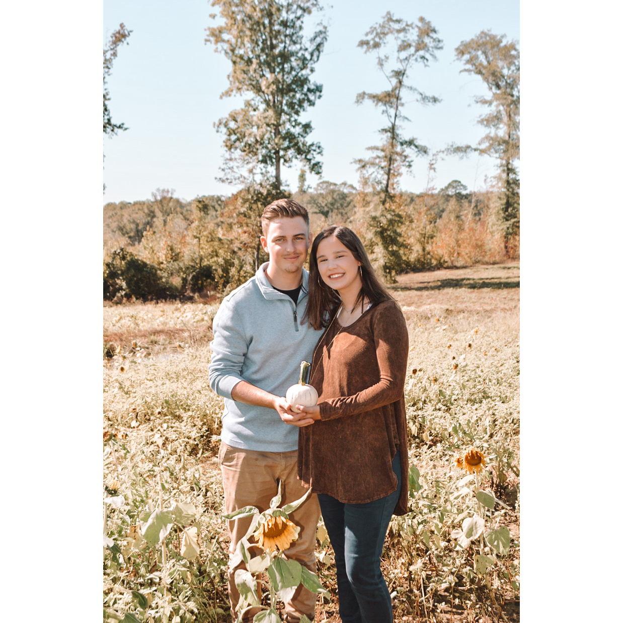 One of our last pictures before our bundle of joy arrived!