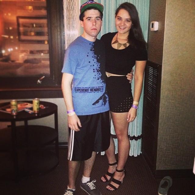 When Matt forgot his luggage for a VU Senior Week event in Atlantic City, 2014.