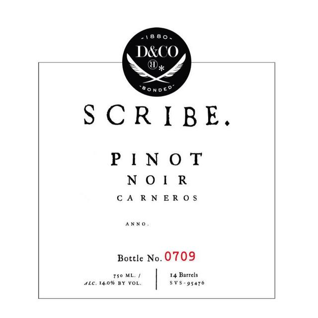 Scribe Carneros Pinot Noir 2016
