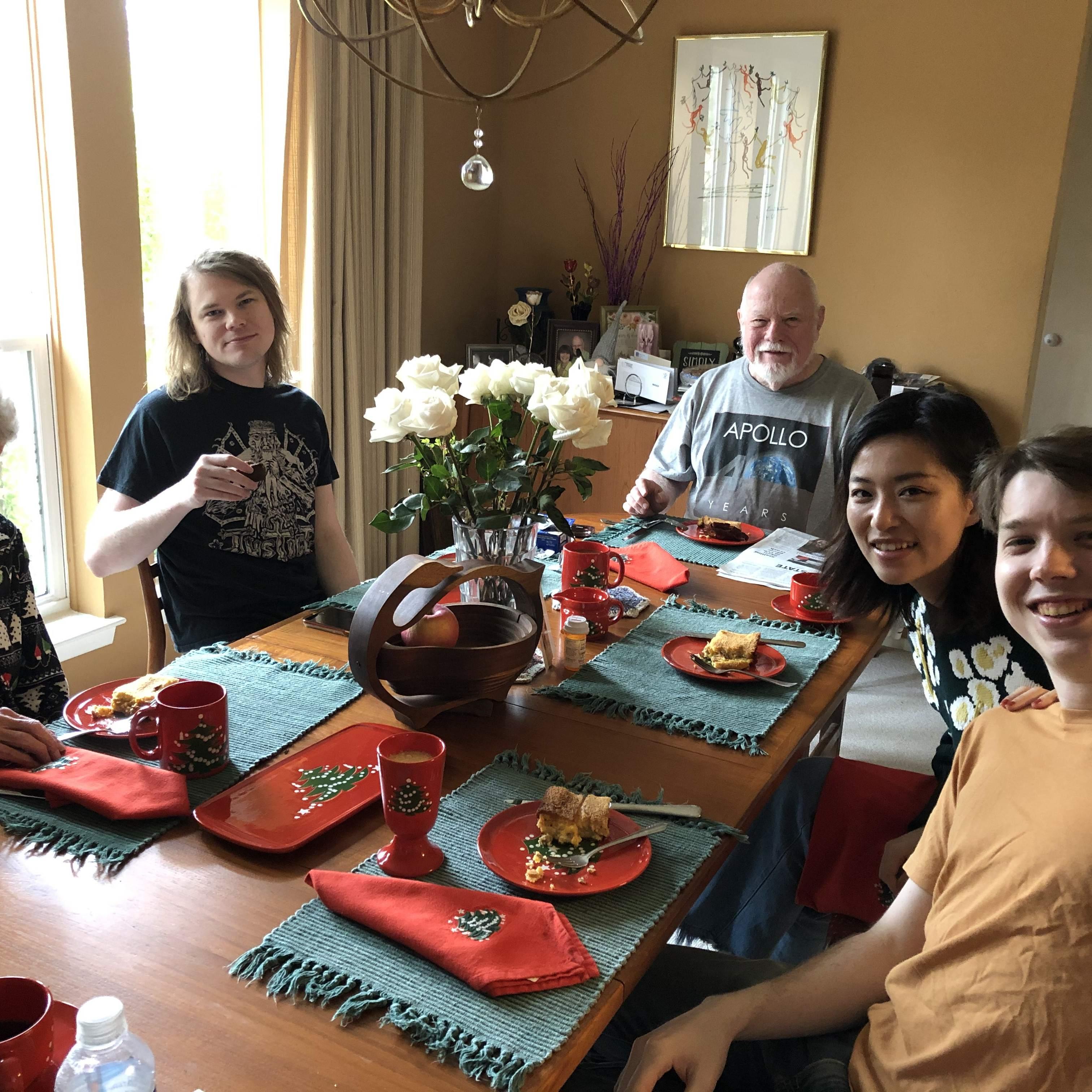 Jamie celebrated Christmas.