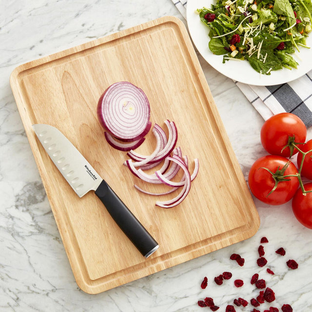 KitchenAid, Classic Rubberwood Cutting Board | Zola