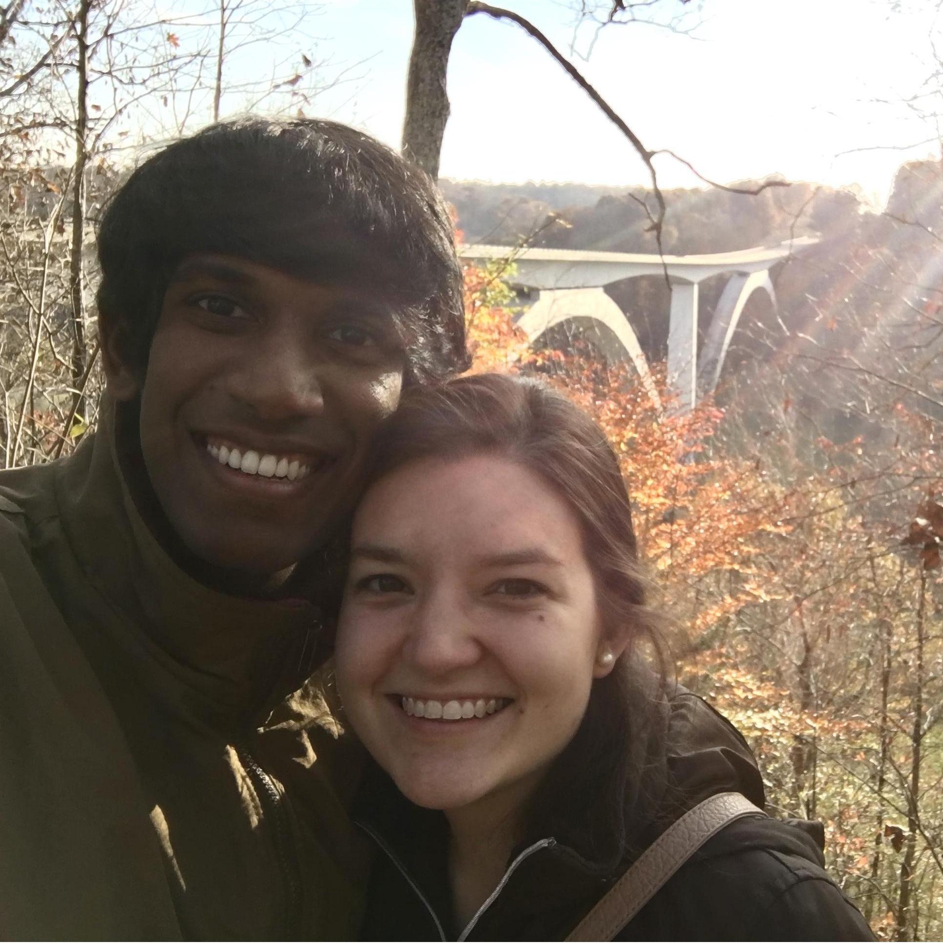 We love to hike and explore the beautiful Tennessee mountains and countryside! This is on the Natchez Trace Parkway, where we celebrated our 1-year anniversary.