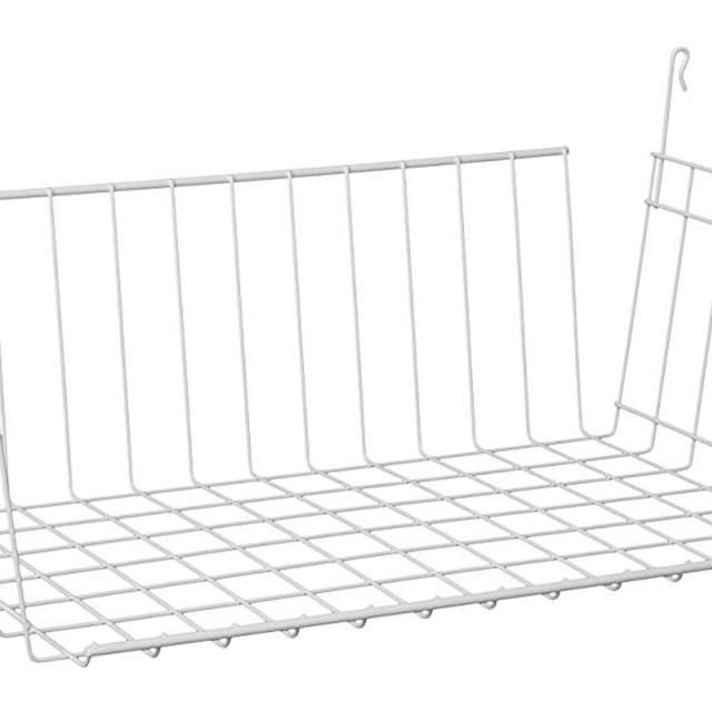 ClosetMaid 6222 Hanging Basket for Wire Shelving , White