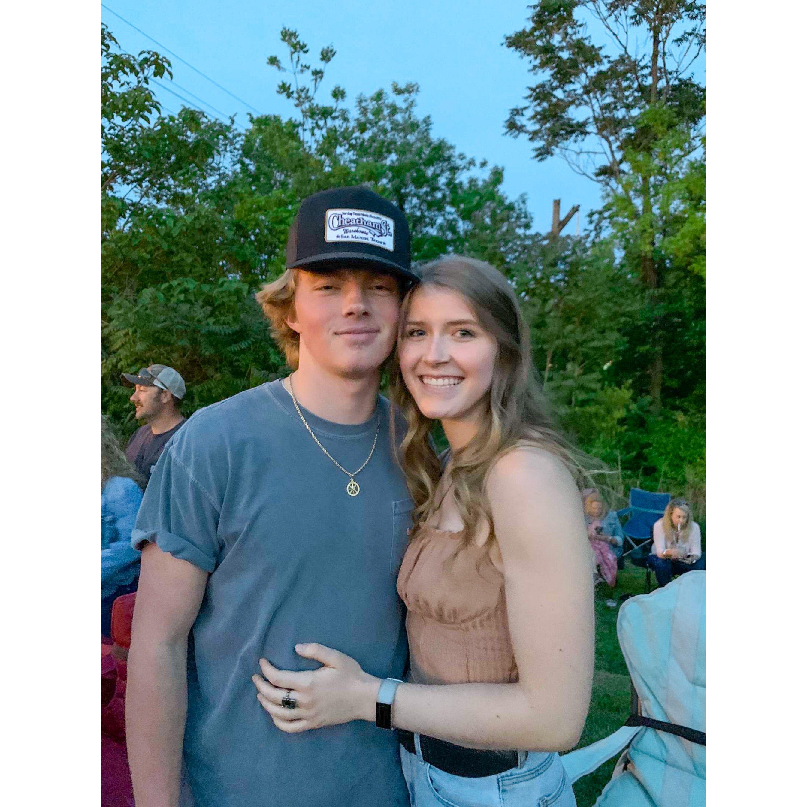 05.2021 ~ Couldn't stand going the whole summer without seeing each other... so here's our first concert together! (still just friends)