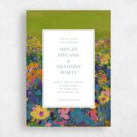 Blue Wedding Invitation - Alta Portrait