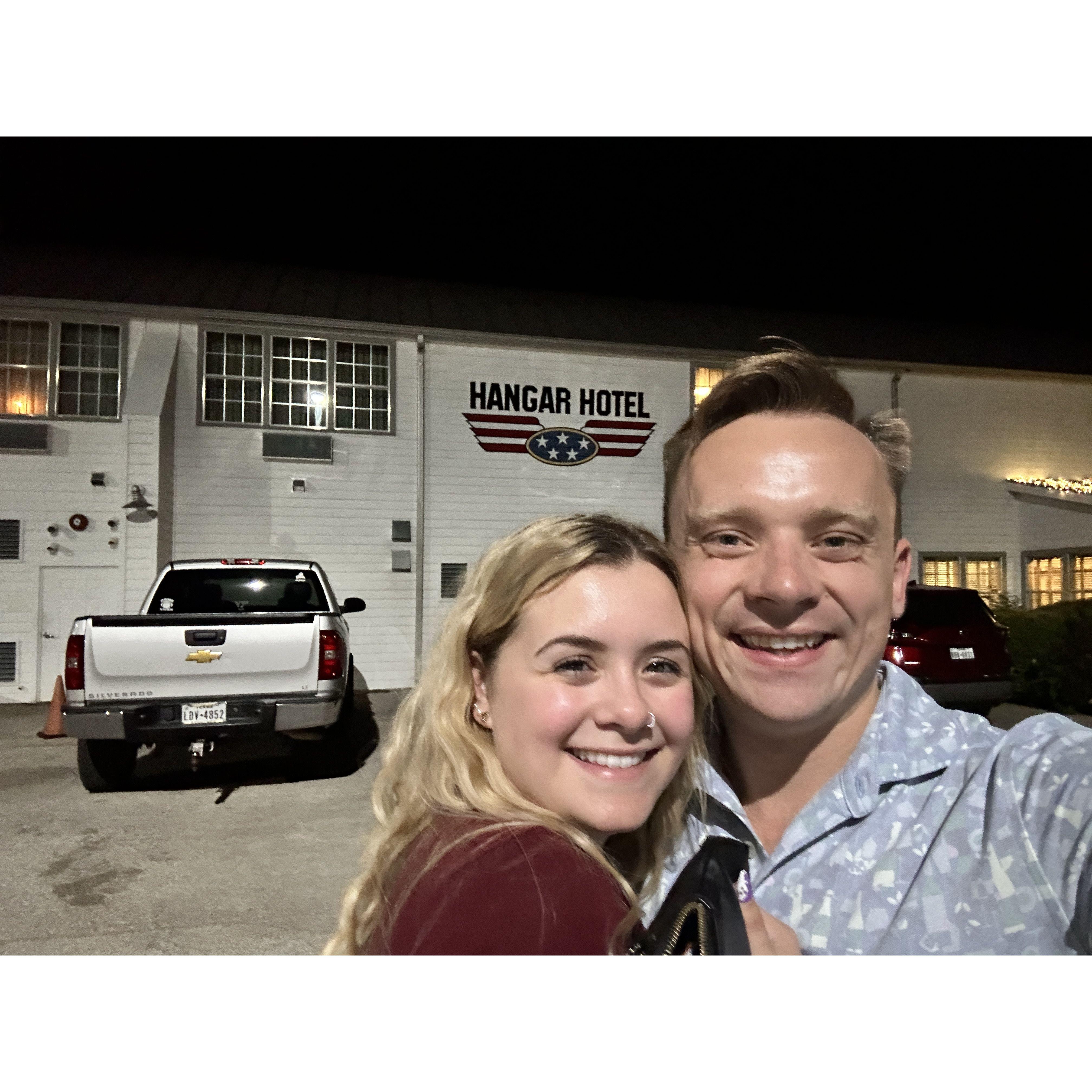 Our favorite spot to stay in TX... Hangar Hotel Fredericksburg, TX