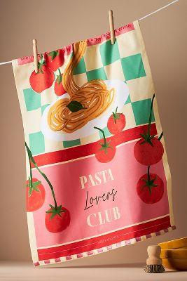 Pasta Lovers Club Dish Towel