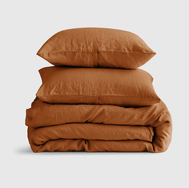 European Linen Duvet Cover Set - King/Cal King