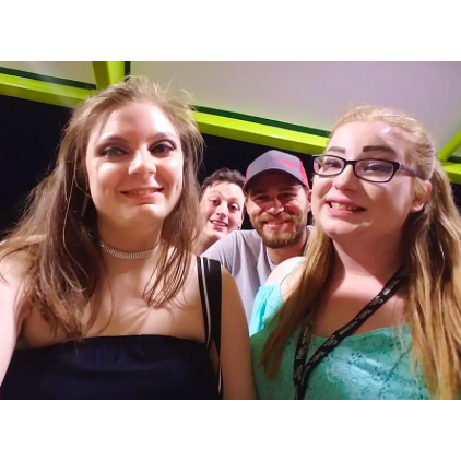Busch Gardens with some of our friends, Caroline and Ryan