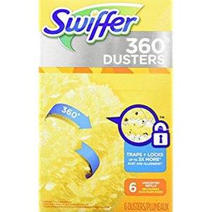 Swiffer 360 Dusters Extendable Handle Starter Kit, 3 Count Duster Refill