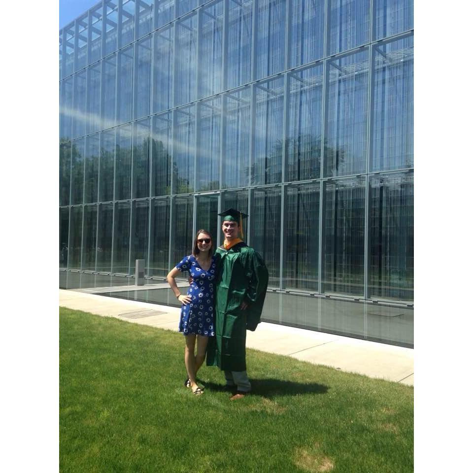 Wyatt's grad school graduation, M.S. Chemistry - June 2018