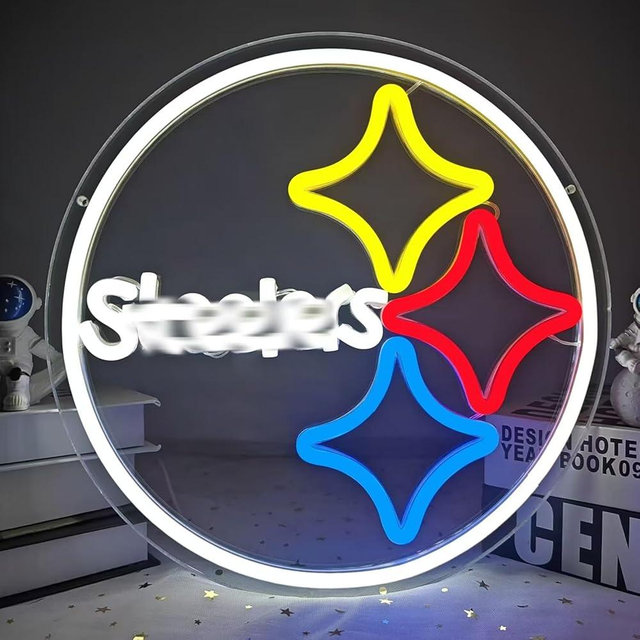 OvoNinn Football Neon Signs Football Neon Lights for Wall Decor Dimmable LED Signs for Room Bar Man Cave Light Up Sign Football Gifts for Men Boys