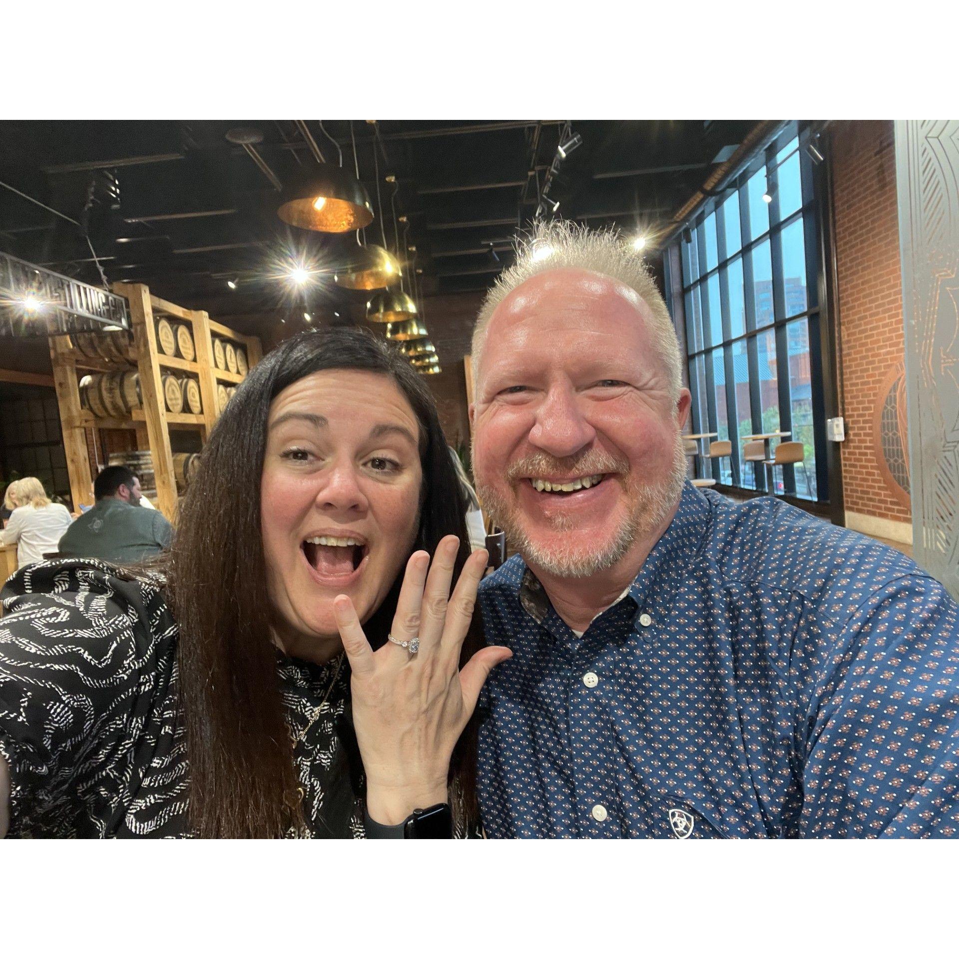 Right after we got engaged!