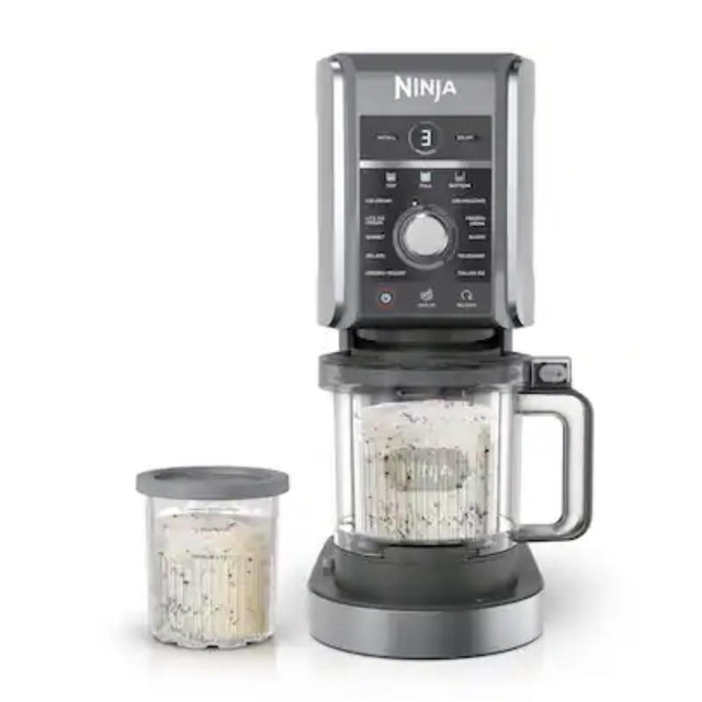 Ninja - CREAMi Deluxe 11-in-1 Ice Cream and Frozen Treat Maker - Silver