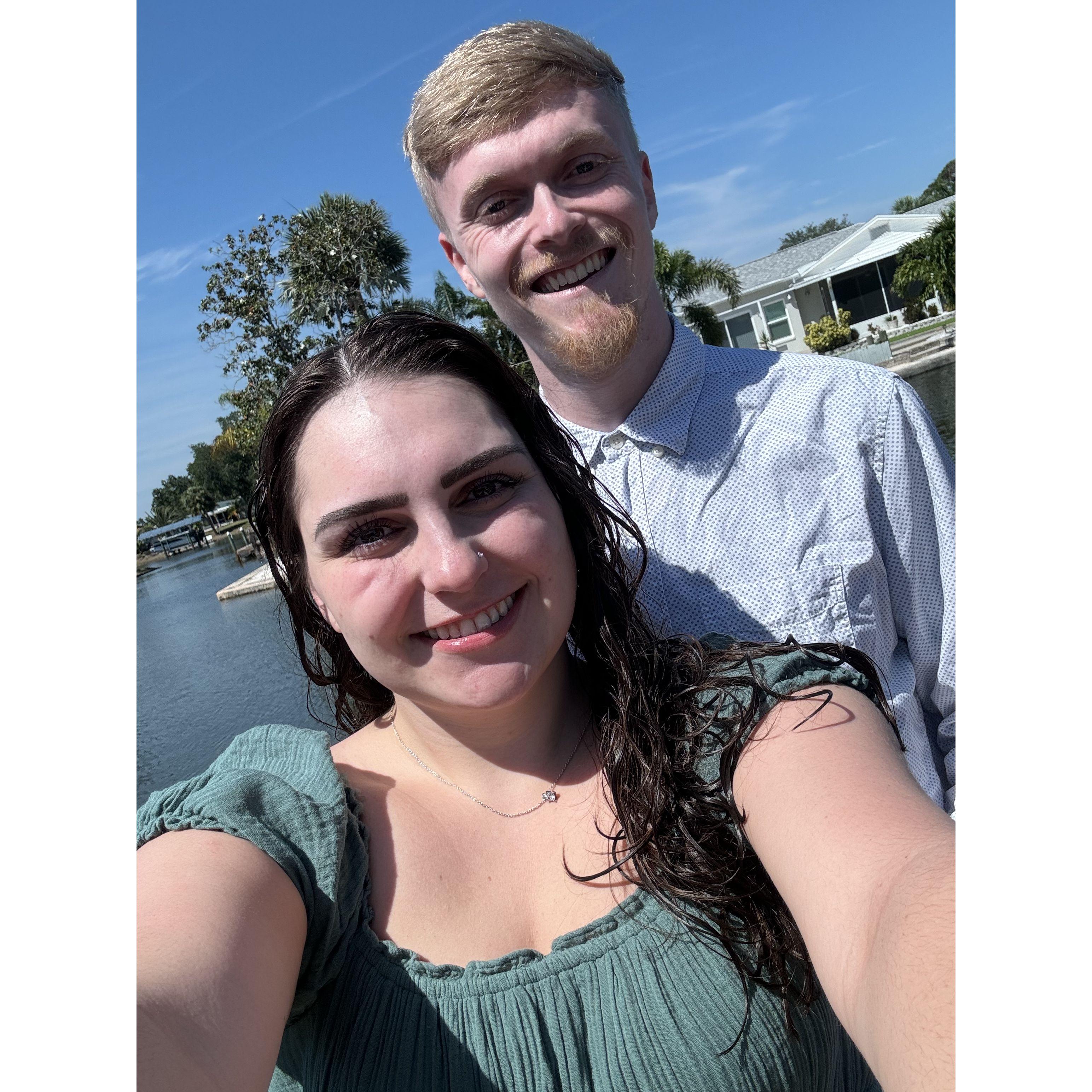 Last selfie as boyfriend and girlfriend!