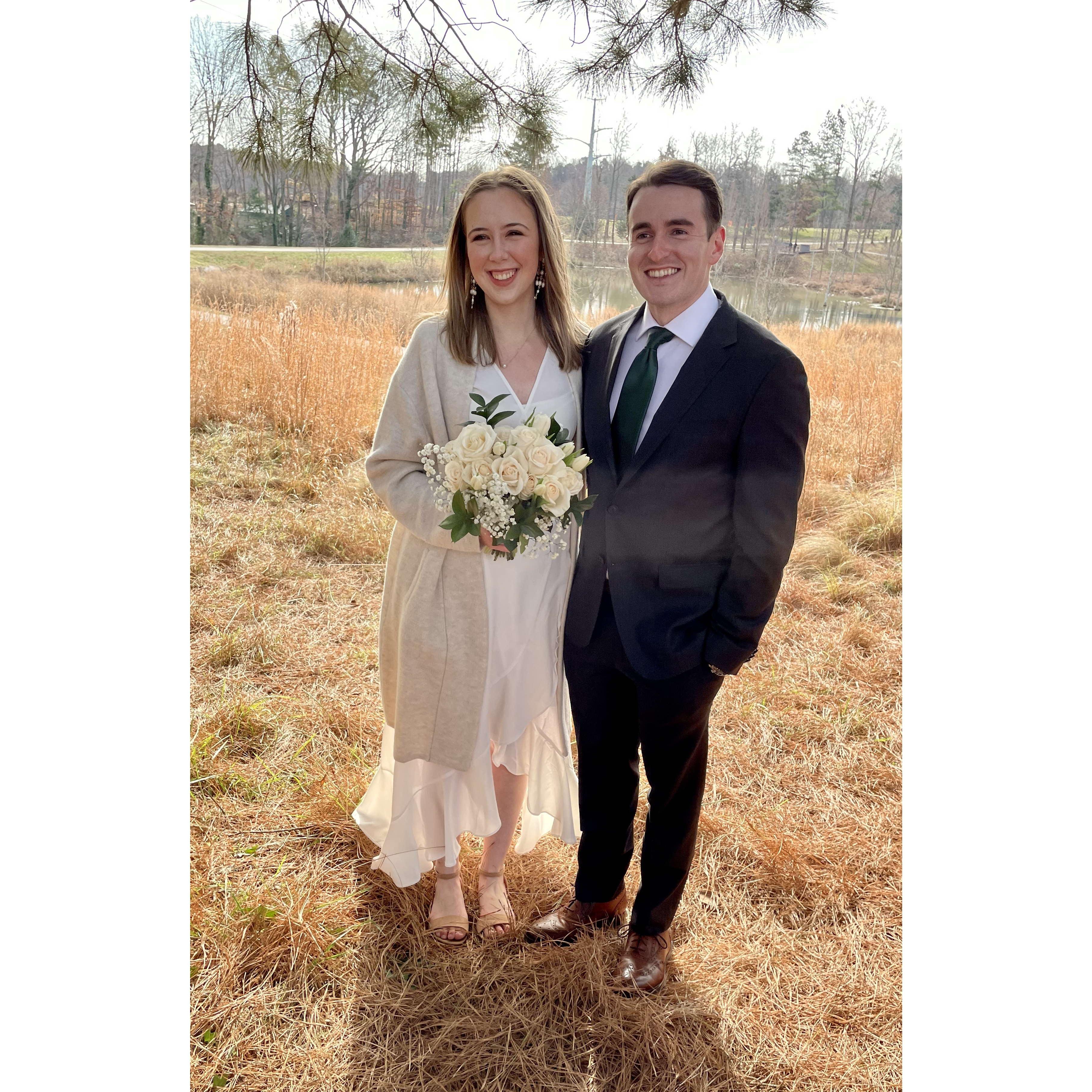 1-15-2022- Our wedding day.