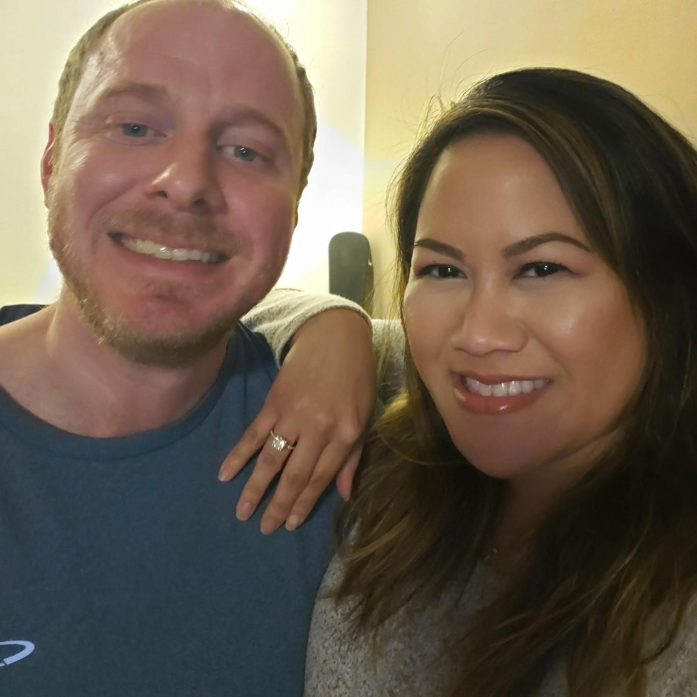 Engaged on 02/01/2021. Why didn't he just wait to ask on Valentine's Day? Because he was too excited and COULDN'T WAIT! #88dayfiance