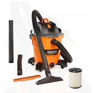 12 Gal. 5.0 Peak HP NXT Shop Vacuum Wet Dry Vac with General Debris Filter, Locking Hose and Attachments HD1200