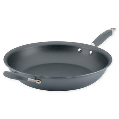 Anolon® Advanced™ Home Hard-Anodized 14.5-Inch Skillet with Helper Handle in Moonstone