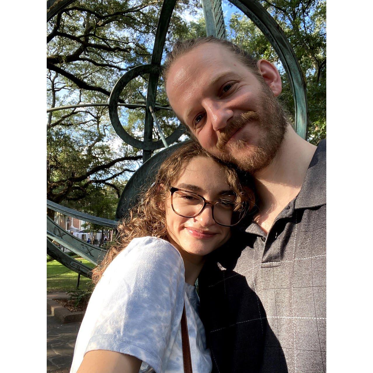 Megan's first visit to Savannah!