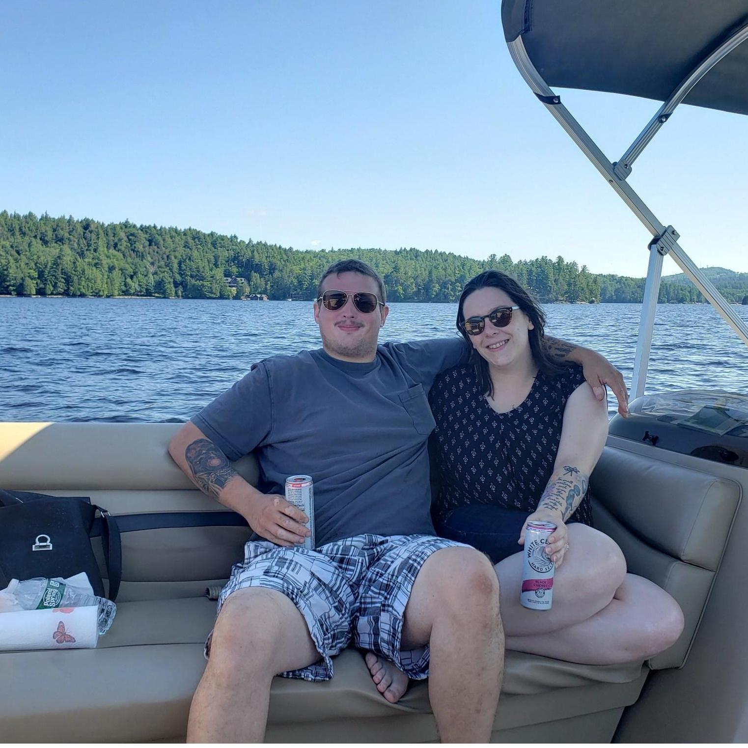 Enjoying the sun and the water at Lake Saranac!
-July 2020