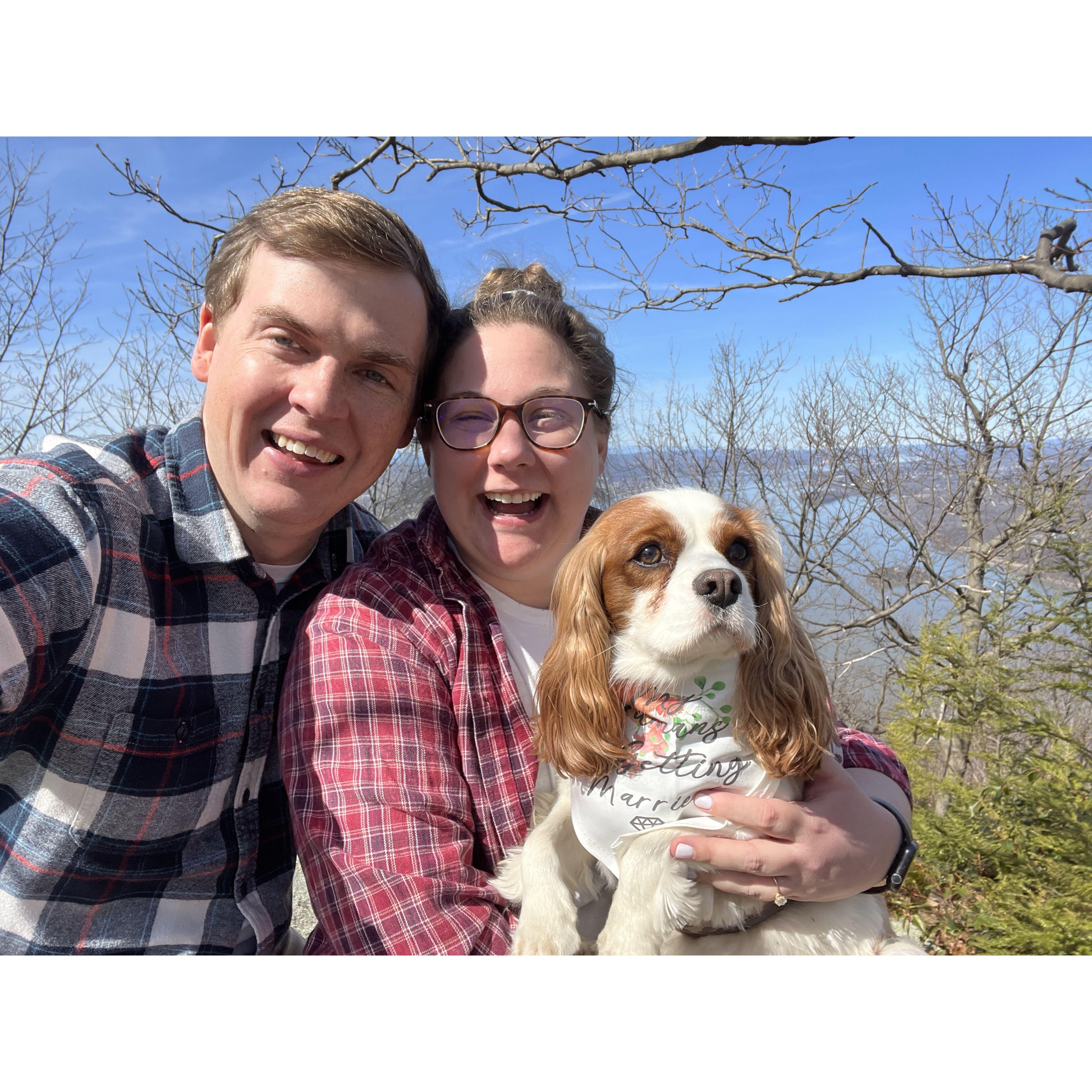 First family photo after we got engaged!