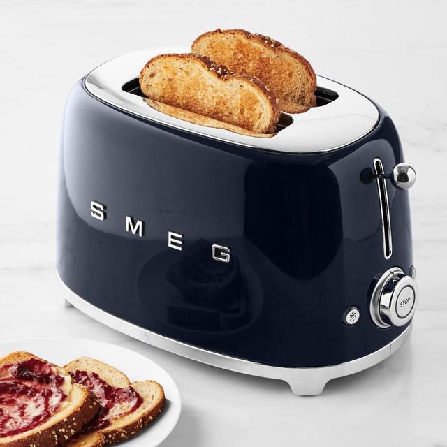Smeg 2-Slice Toaster, Navy