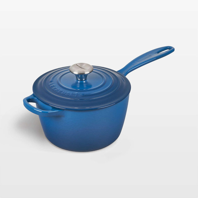 Le Creuset ® 2.25-Qt. Marseille Blue Signature Saucepan