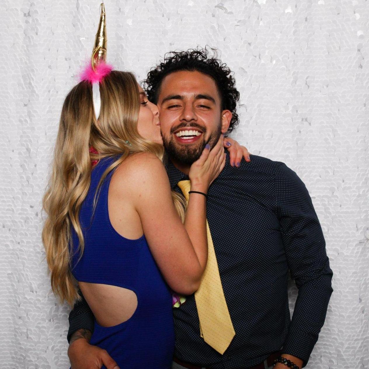 Our first wedding together in Oklahoma City