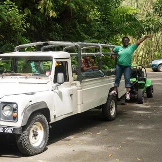 Triple Adventure for 2 - Jeep, Zipline & Hike - Castries, Saint Lucia