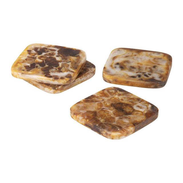 GAURI KOHLI Kampai Coasters, Set of 4