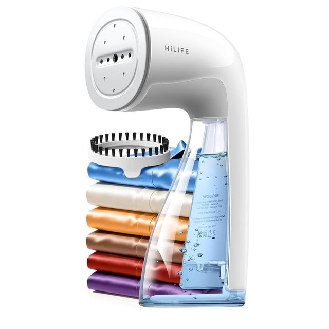 HiLIFE Upgraded Steamer for Clothes, Handheld & Portable, 1100W Powerful Steam, 300ml Big Capacity & No Leak Design, 30S Fast Heat-up, Quick Wrinkle Remover, Compact Size for Travel, ONLY 120V