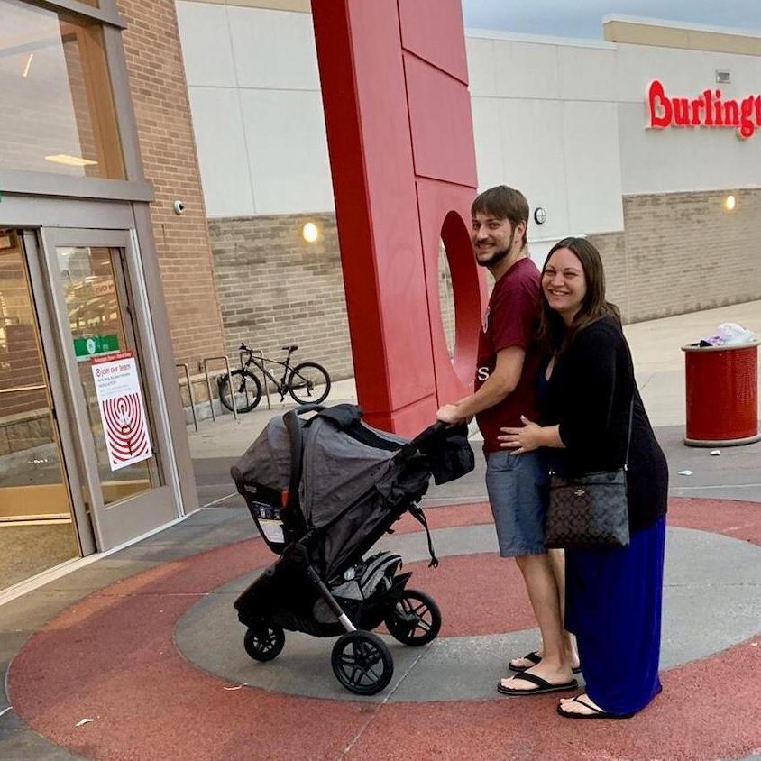 Our first outing (to Target of course) with our new baby girl!