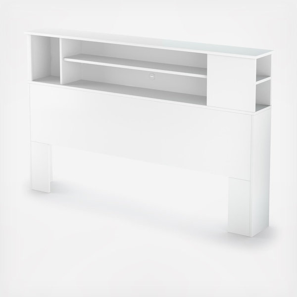 South Shore Vito Bookcase Headboard - Thumbnail 3