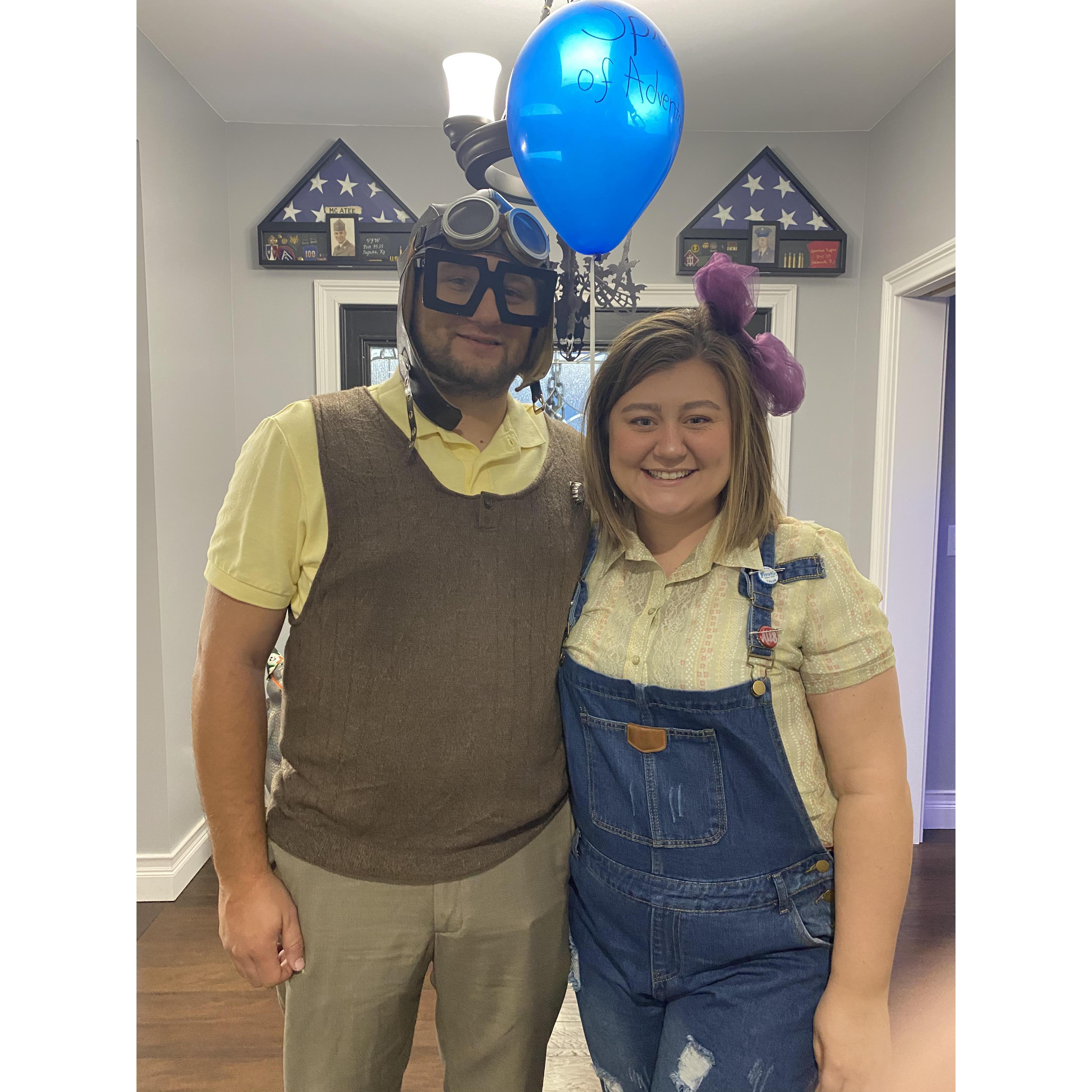 For Halloween 2020 we were Carl and Ellie from UP which was a change from normal scary get ups!
