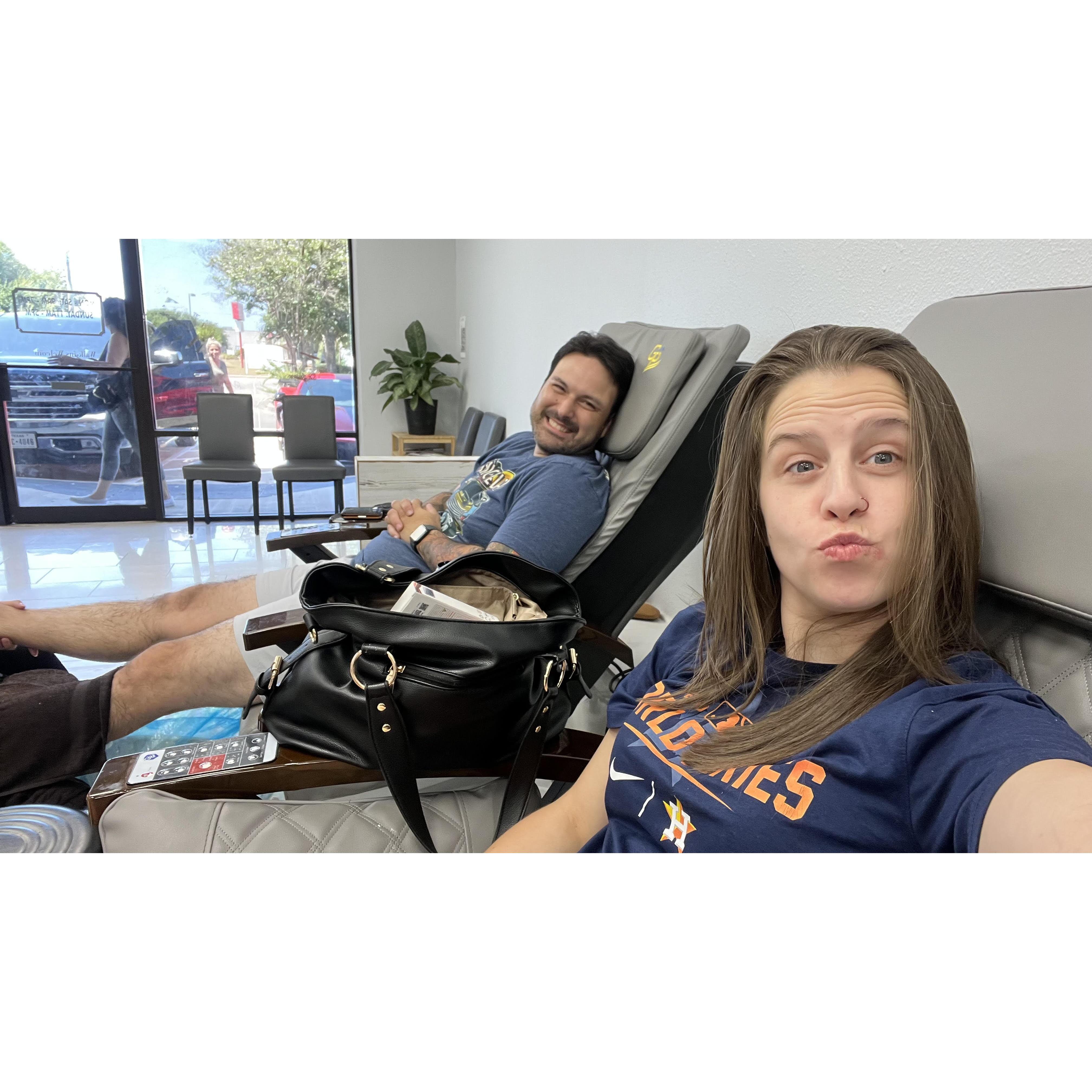 First Pedicure