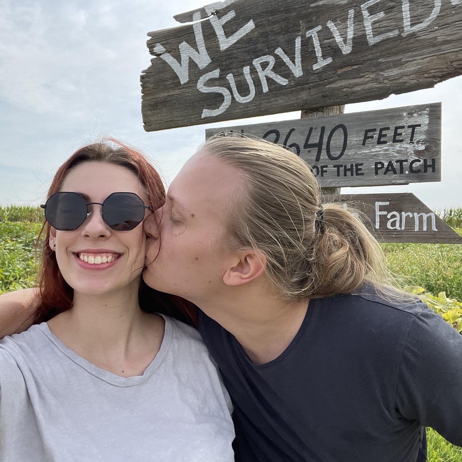 Made it to the back of the patch