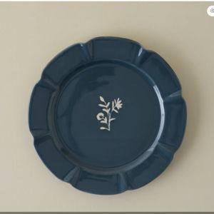 Navy Luna Plate - Salad