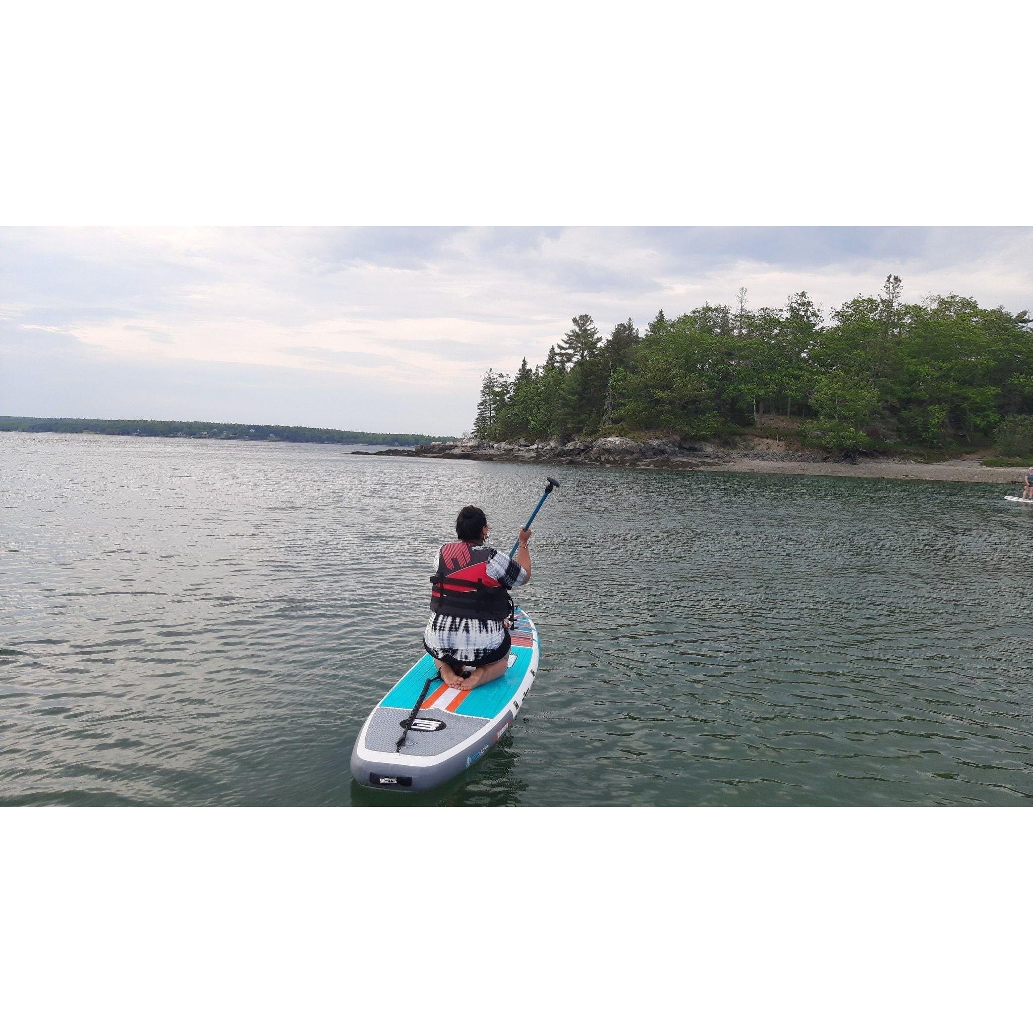 But with some encouragement and love, I got her to brave it out farther and she was so happy she did! The views of the coastline were amazing.