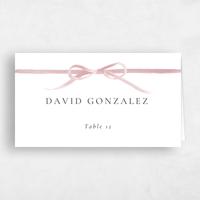 Pink Wedding Place Card - Brunate