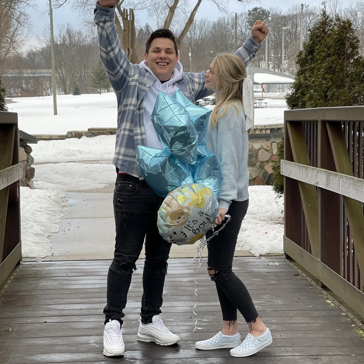 Adrian, I did it!!!! #itsaboy