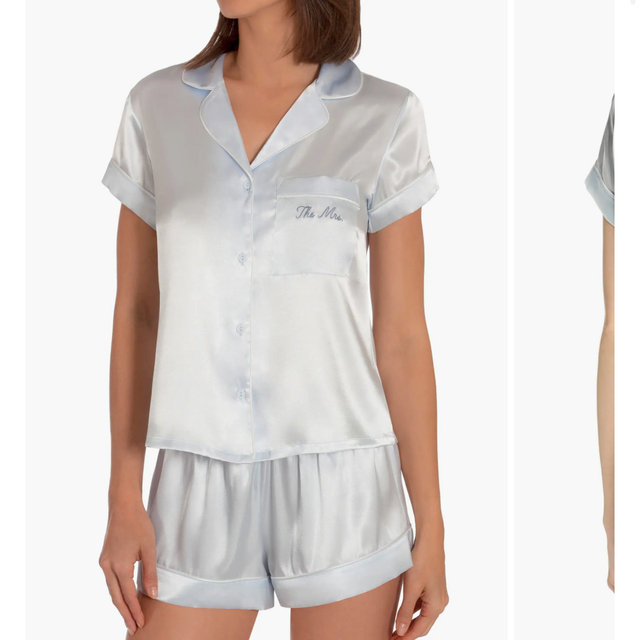 🩷 Bridal Shower Gift 🩷 Satin Mrs. Pajama Set