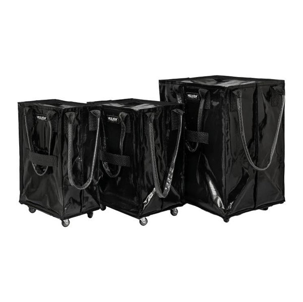 Hulken Signature Rolling Tote Bag - Black / Large