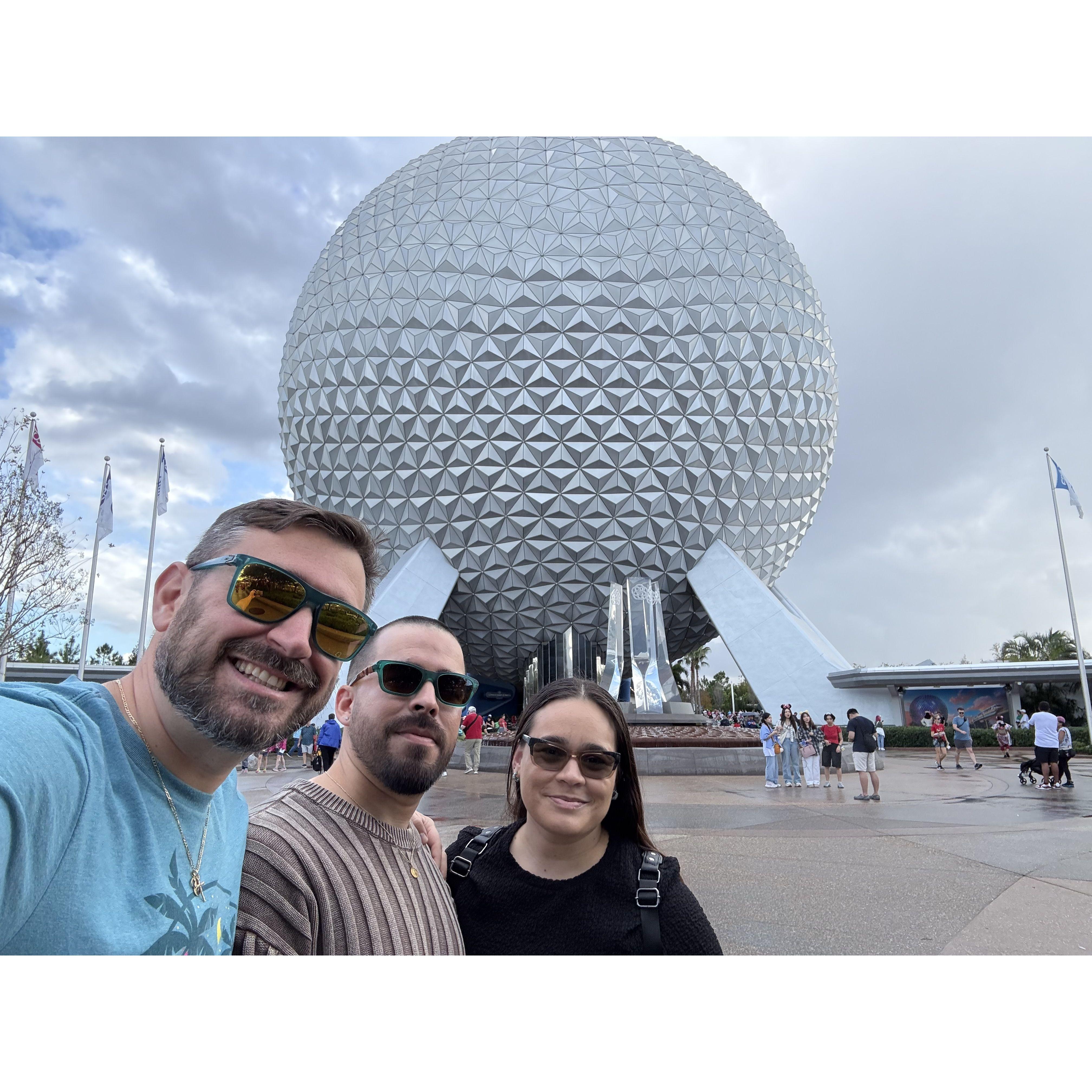 Yadyra's first time at Epcot