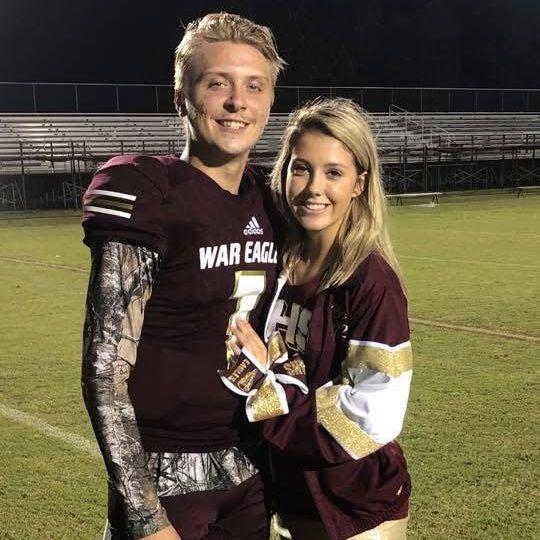 Connor and Aspen spent every Astronaut High School varsity football game together on the same field — Aspen cheering on the sidelines and Connor always having his biggest cheerleader beside him.